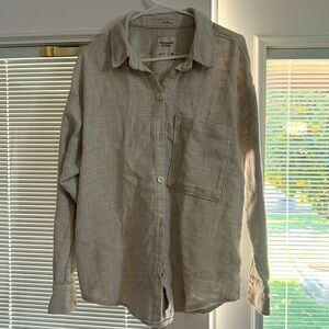 Abercrombie & Fitch tweed button down